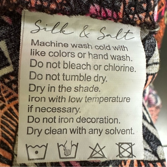 Silk & Salt Anthropologie Surplice Wrap Maroon Midi Dress Sz M - Picture 7 of 10